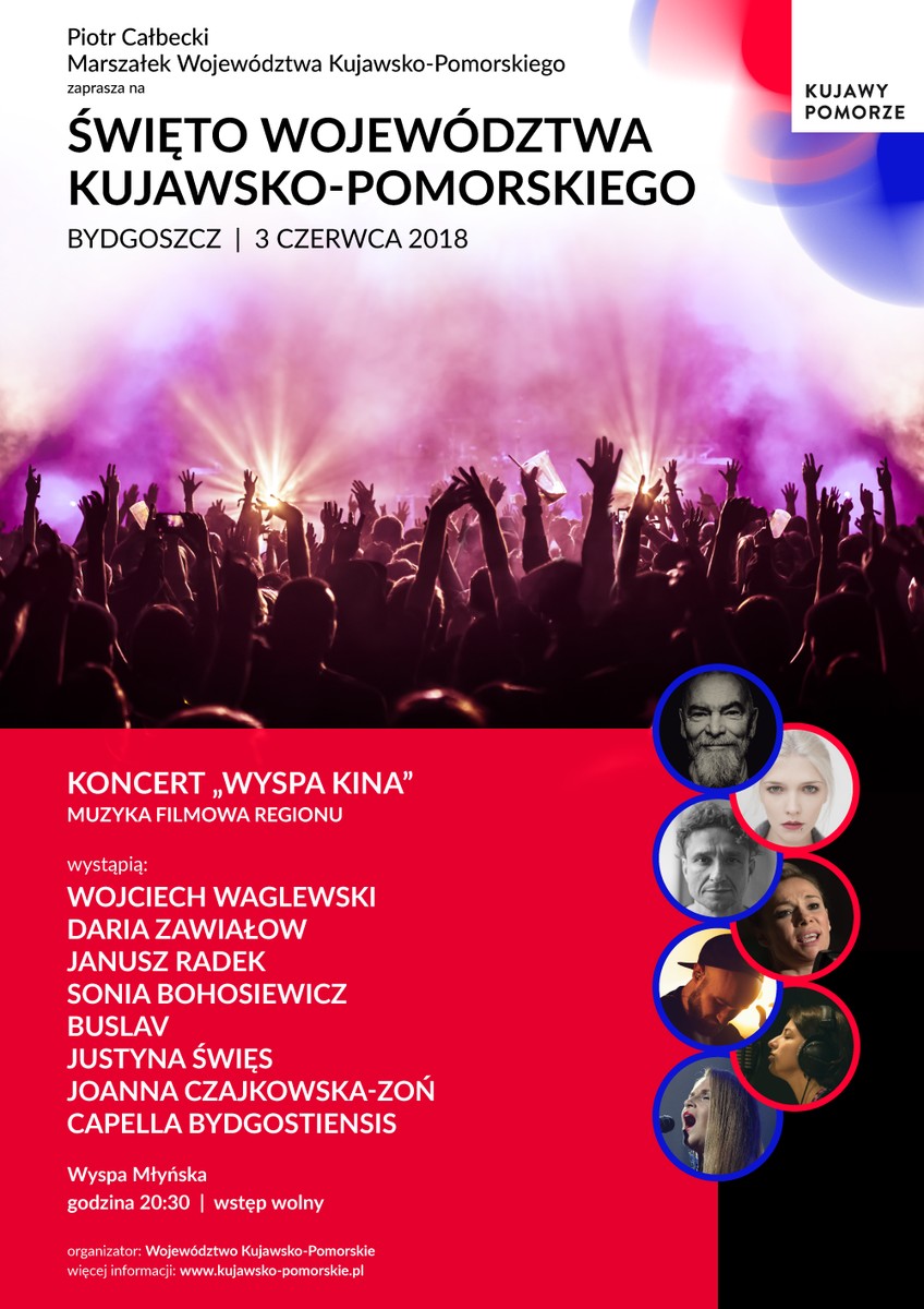 Informacja o koncercie „Wyspa kina” w Bydgoszczy