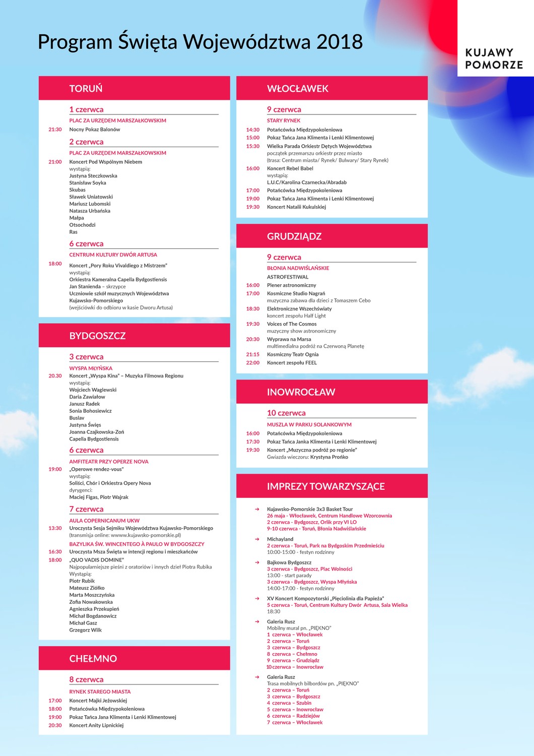 Program Święta Województwa