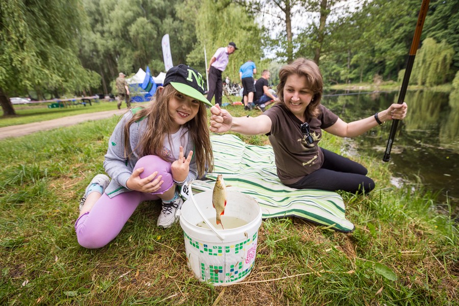 Dziecięce zawody wędkarskie, fot. Szymon Zdziebło/tarantoga.pl
