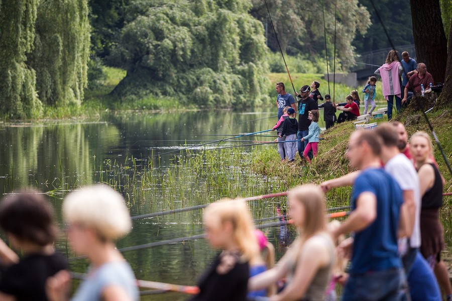 Dziecięce zawody wędkarskie, fot. Szymon Zdziebło/tarantoga.pl