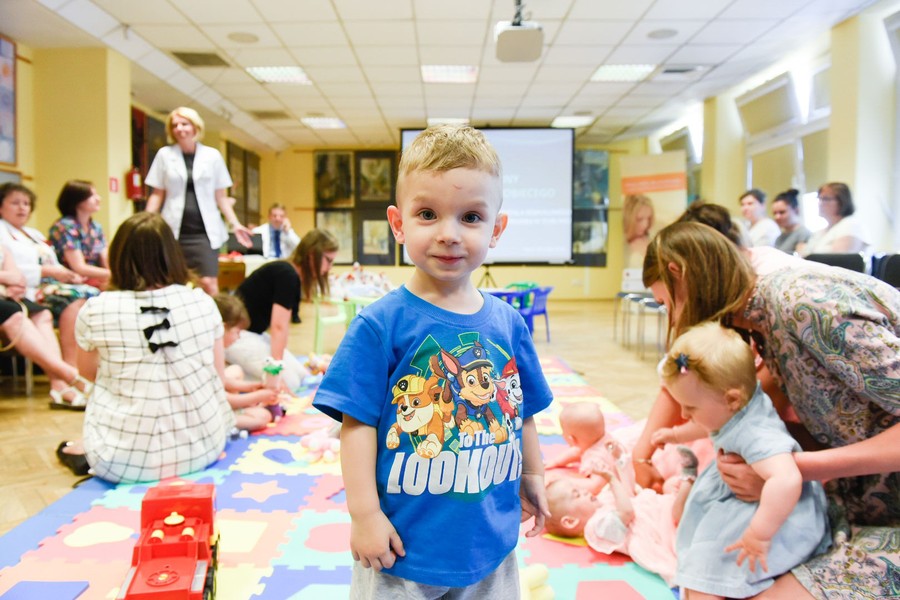 Piąte urodziny Banku Mleka w Toruniu, fot. Łukasz Piecyk dla UMWKP