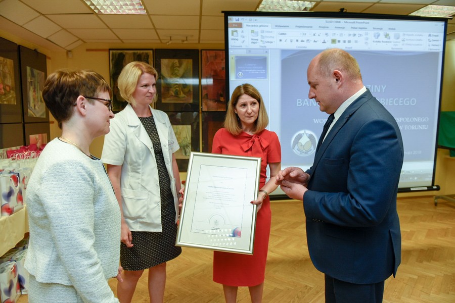 Piąte urodziny Banku Mleka w Toruniu, fot. Łukasz Piecyk dla UMWKP