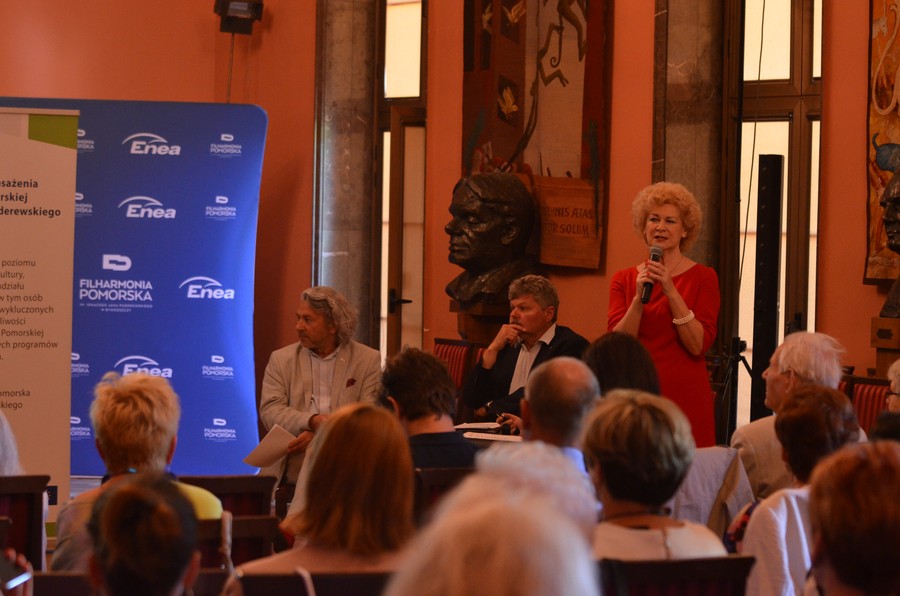 Konferencja prasowa nt. inwestycji w Filharmonii Prasowej, fot. archiwum Filharmonii Pomorskiej