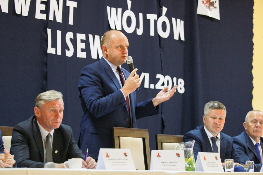 Konwent Wójtów Gmin Wiejskich Województwa Kujawsko-Pomorskiego w Lisewie, fot. Szymon Zdziebło/tarantoga.pl