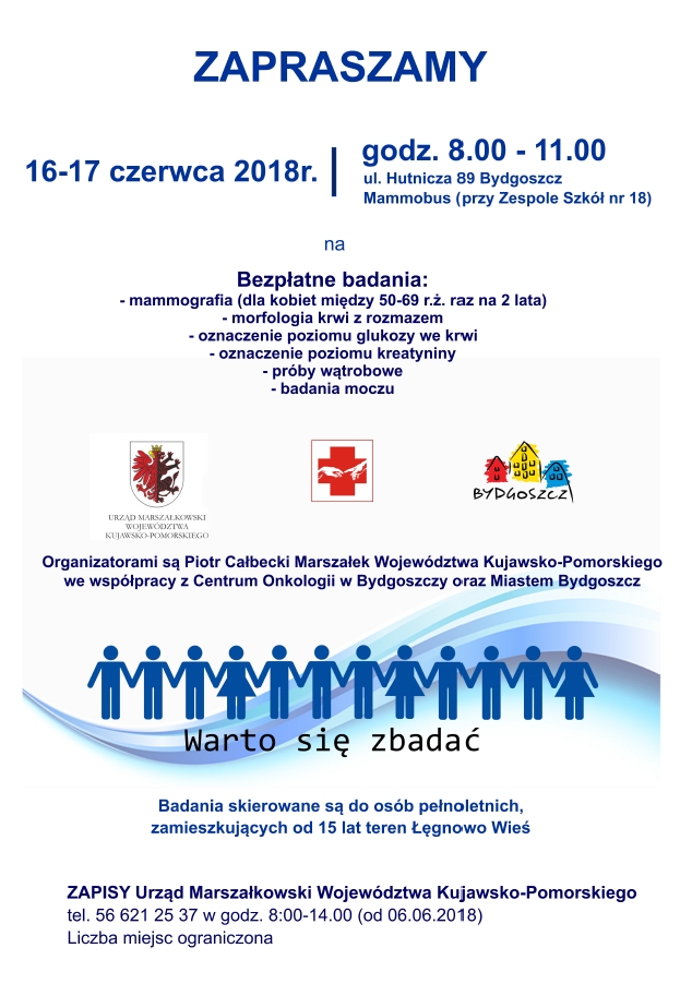 Plakat - zaproszenie na badania