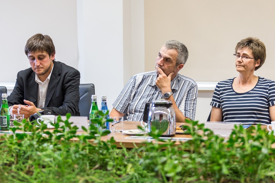 Spotkanie z gośćmi z Nadrenii-Palatynatu w Urzędzie Marszałkowskim, fot. Szymon Zdziebło/Tarantoga.pl