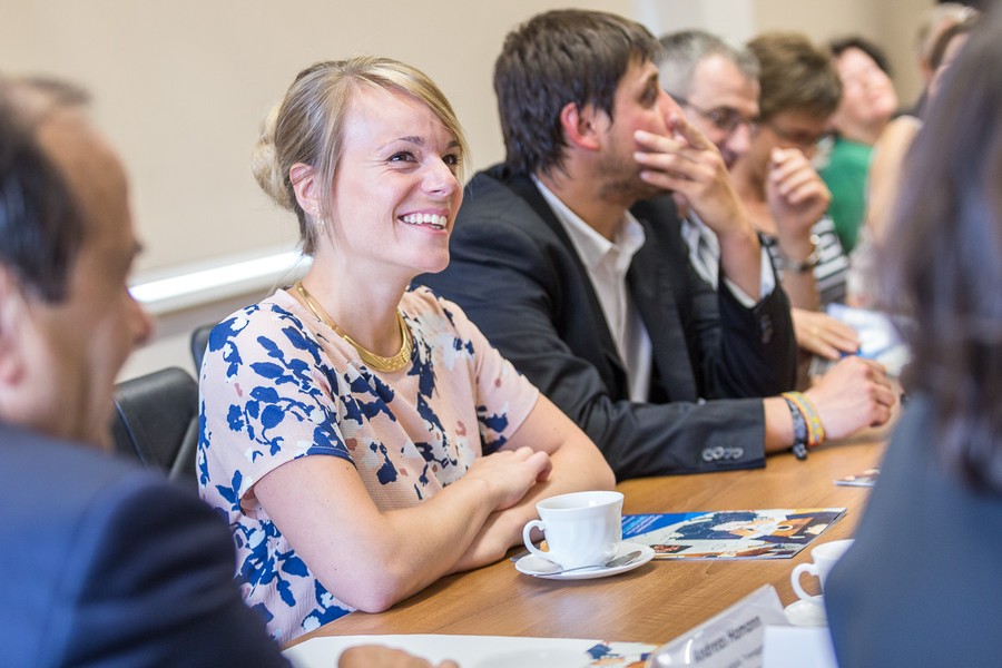 Spotkanie z gośćmi z Nadrenii-Palatynatu w Urzędzie Marszałkowskim, fot. Szymon Zdziebło/Tarantoga.pl