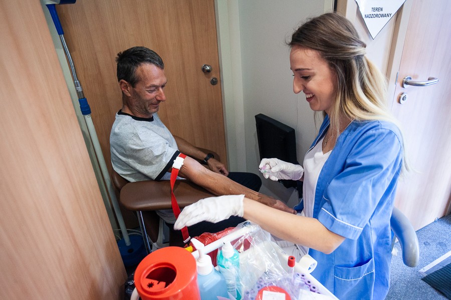 Bezpłatne badania profilaktyczne dla mieszkańców bydgoskiego osiedla Łęgnowo Wieś oraz wsi Otorowo, fot. Filip Kowalkowski