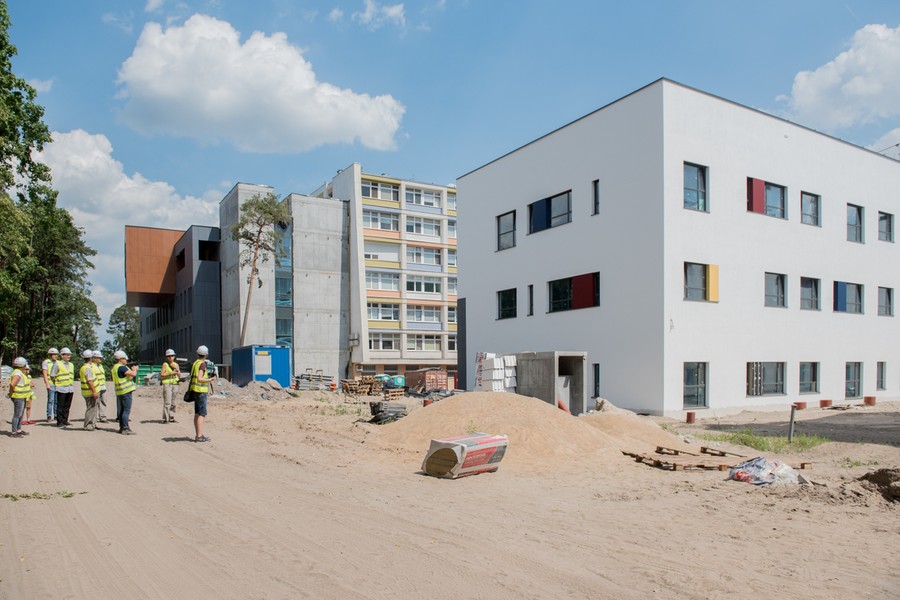 Zwiedzanie Szpitala w Toruniu fot. Łukasz Piecyk