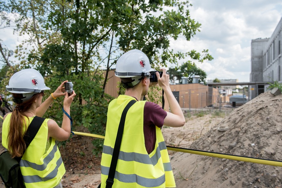 Zwiedzanie Szpitala w Toruniu fot. Łukasz Piecyk