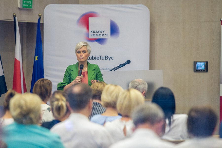 Konferencja na temat uwarunkowań i wyzwań rozwoju województwa w Urzędzie Marszałkowskim, fot. Szymon Zdziebło/Tarantoga.pl