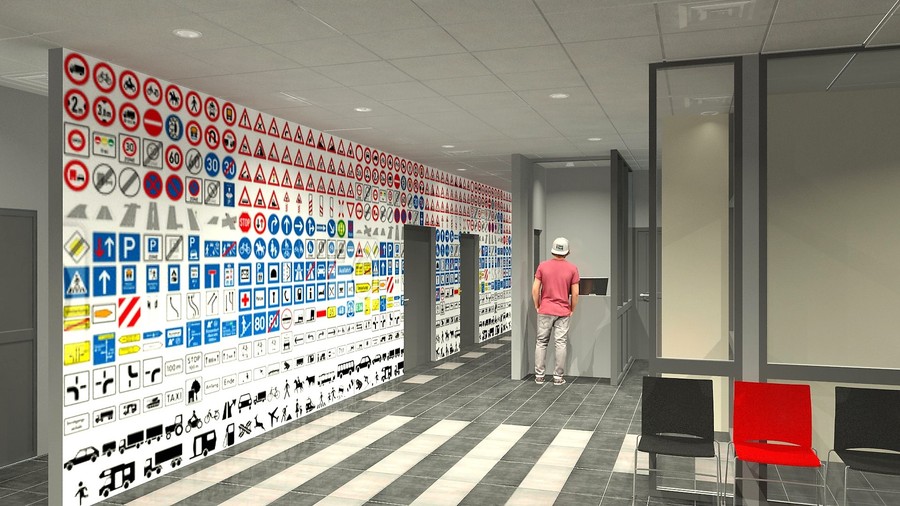 Wizualizacje oddziału WORD w Inowrocławiu