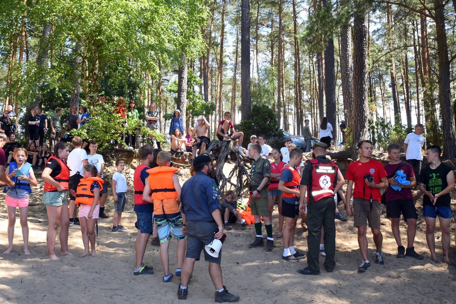 Plan ćwiczeń został oparty o doświadczenia zeszłorocznych nawałnic w Borach Tucholskich, fot. Robert Sawicki