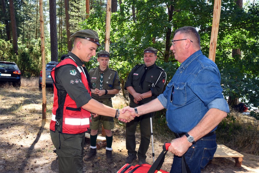 Plan ćwiczeń został oparty o doświadczenia zeszłorocznych nawałnic w Borach Tucholskich, fot. Robert Sawicki