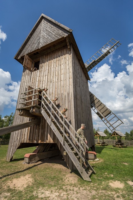 Wizyta żołnierzy z USA w gminie Łubianka, fot. Szymon Zdziebło/Tarantoga.pl