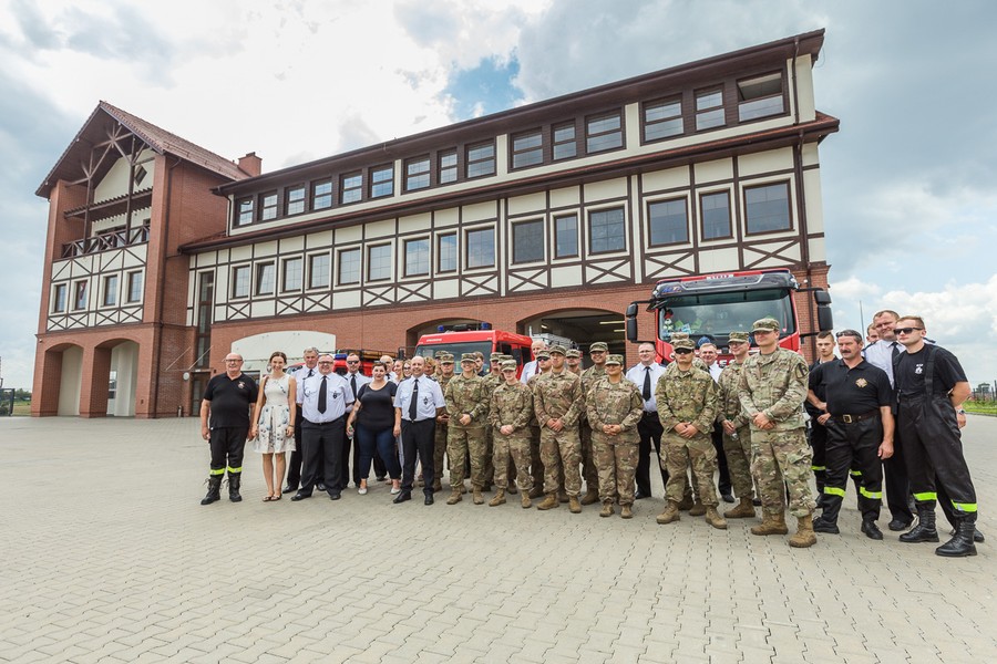 Wizyta żołnierzy z USA w gminie Łubianka, fot. Szymon Zdziebło/Tarantoga.pl