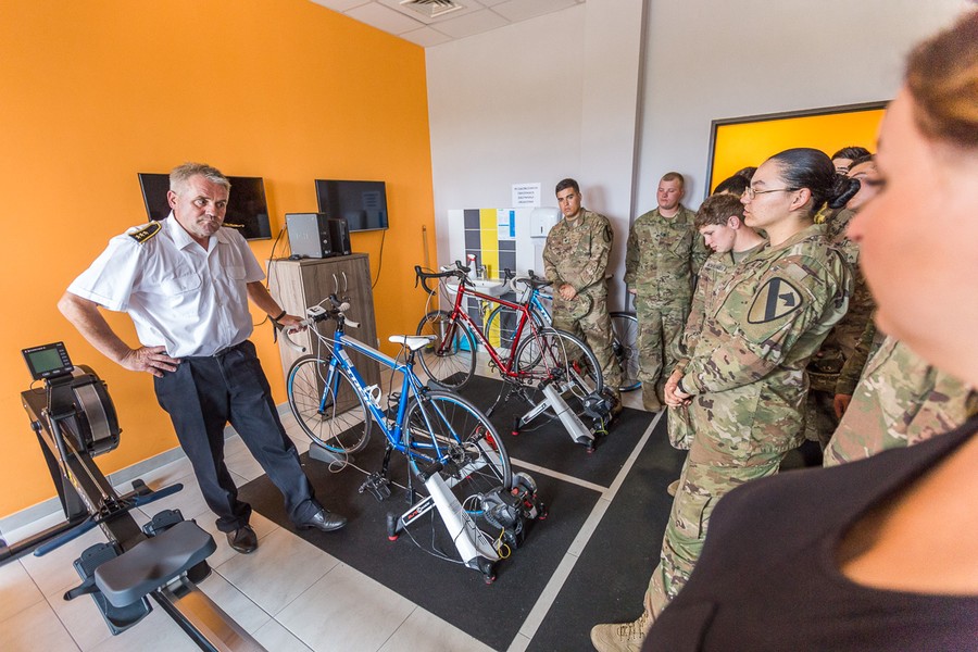 Wizyta żołnierzy z USA w gminie Łubianka, fot. Szymon Zdziebło/Tarantoga.pl