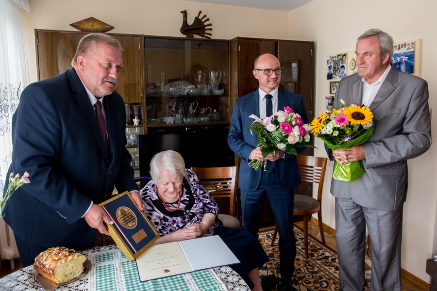 Wizyta u Władysławy Mizak, fot. Łukasz Piecyk