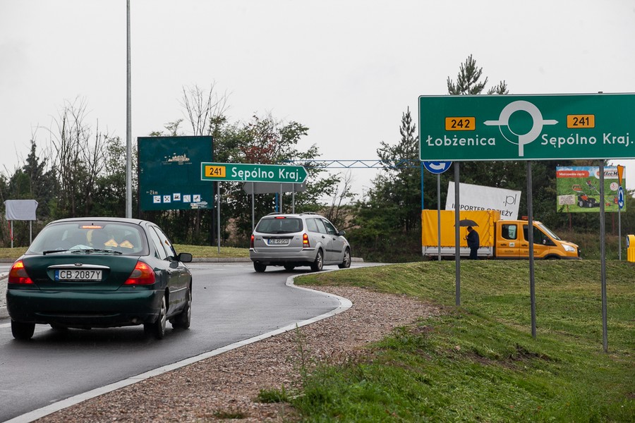 Rondo w Więcborku, fot. Filip Kowalkowski dla UMWKP