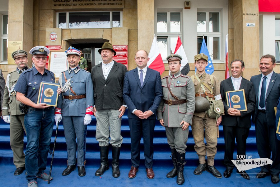 Uroczystość wręczenia marszałkowskich, jubileuszowych medali Unitas Durat Palatinatus Cuiaviano-Pomeraniensis, fot. Łukasz Piecyk