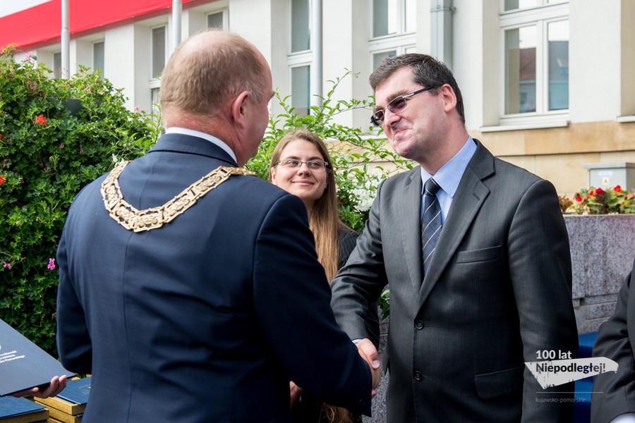 Uroczystość wręczenia marszałkowskich, jubileuszowych medali Unitas Durat Palatinatus Cuiaviano-Pomeraniensis, fot. Łukasz Piecyk
