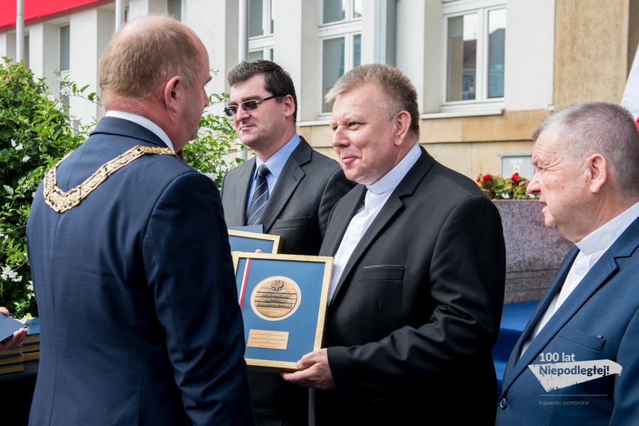 Uroczystość wręczenia marszałkowskich, jubileuszowych medali Unitas Durat Palatinatus Cuiaviano-Pomeraniensis, fot. Łukasz Piecyk