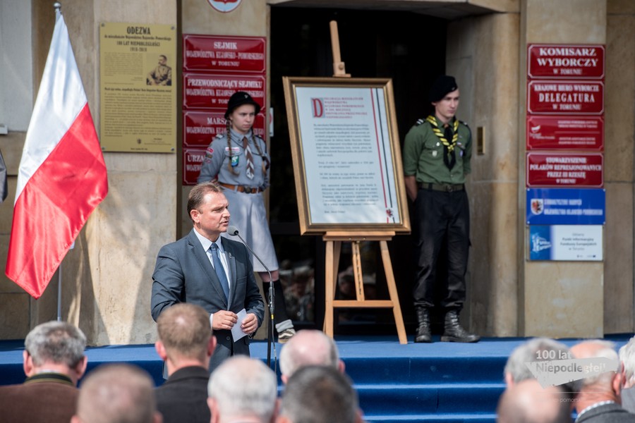 Uroczystość wręczenia marszałkowskich, jubileuszowych medali Unitas Durat Palatinatus Cuiaviano-Pomeraniensis, fot. Łukasz Piecyk