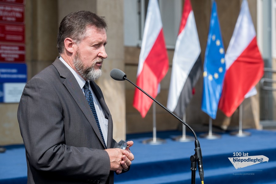 Uroczystość wręczenia marszałkowskich, jubileuszowych medali Unitas Durat Palatinatus Cuiaviano-Pomeraniensis, fot. Łukasz Piecyk