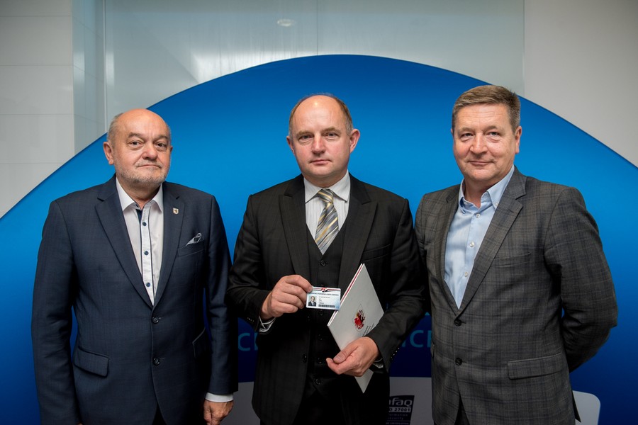 Uroczyste podpisanie umowy oraz prezentacja Kujawsko-Pomorskiej Karty Zdrowia odbyły się 31 sierpnia w Exea Data Center w Toruniu, fot. Łukasz Piecyk