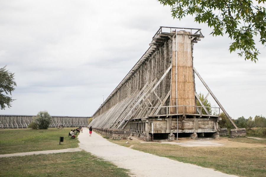 Tężnia nr 3 w Ciechocinku wymaga natychmiastowej interwencji, fot. Andrzej Goiński