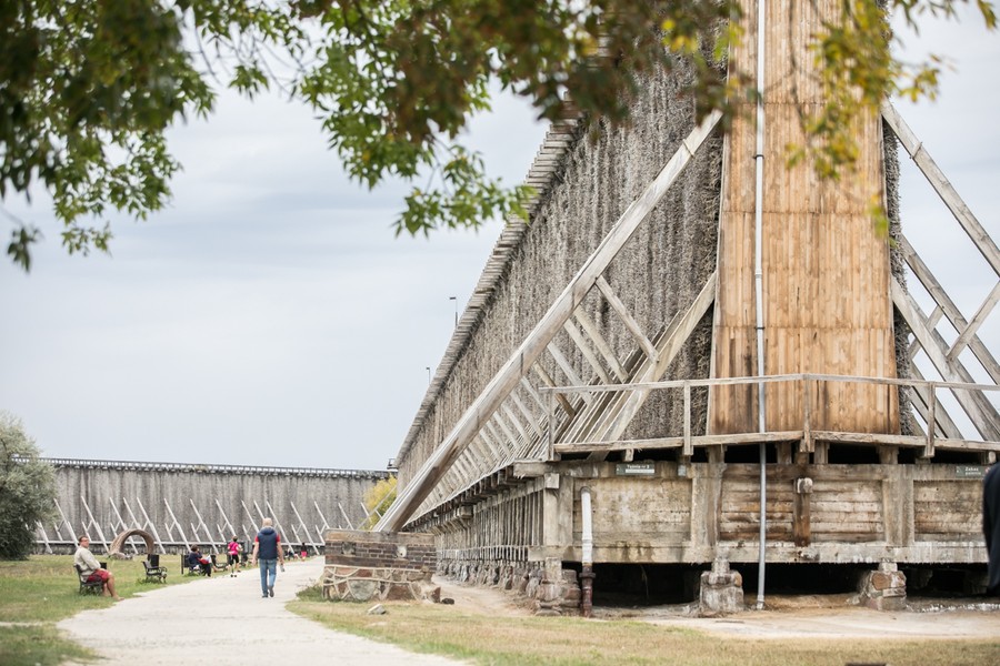 Tężnia nr 3 w Ciechocinku wymaga natychmiastowej interwencji, fot. Andrzej Goiński