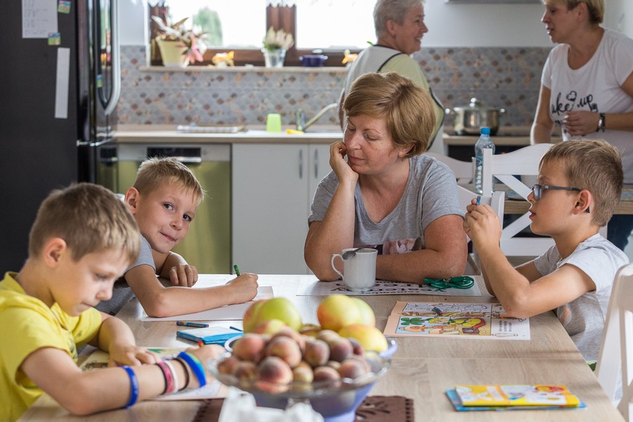 Podopieczni domów dla dzieci w Chełmnie, fot. Szymon Zdziebło/Tarantoga.pl