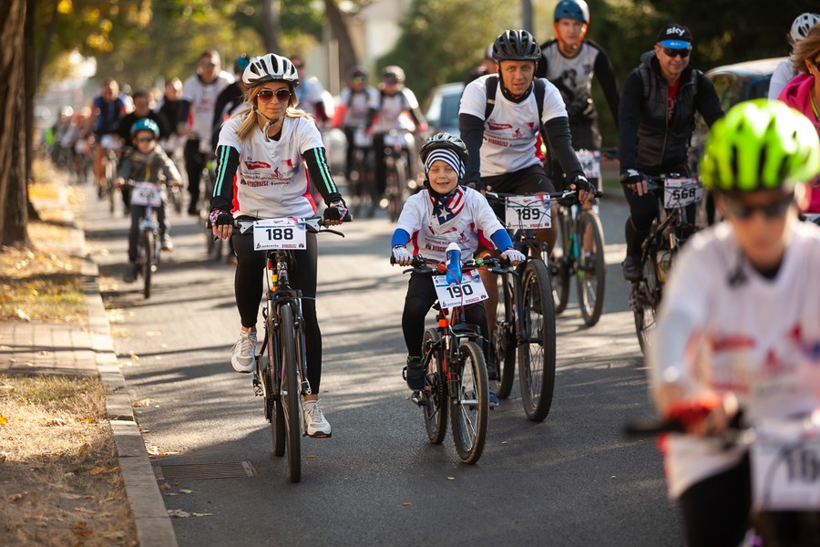 Rajd rowerowy w Bydgoszczy (6 października), fot. Filip Kowalkowski