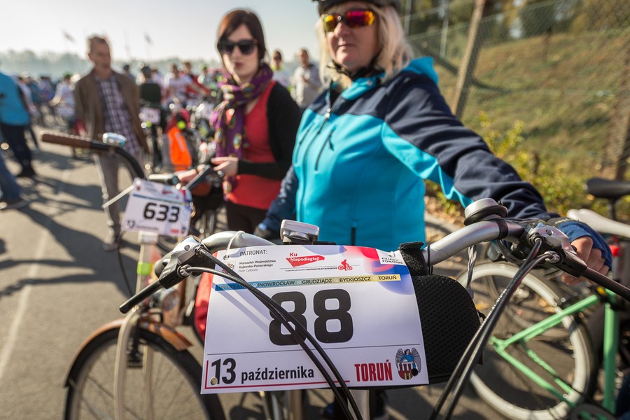 Rajd rowerowy w Toruniu, fot. Szymon Zdziebło/Tarantoga.pl