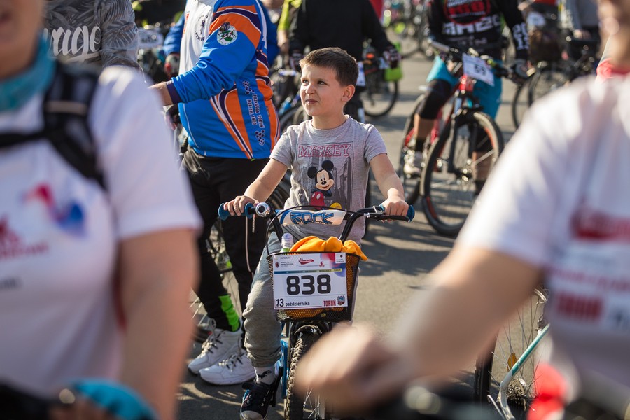 Rajd rowerowy w Toruniu, fot. Szymon Zdziebło/Tarantoga.pl