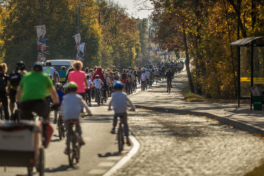 Rajd rowerowy w Toruniu, fot. Szymon Zdziebło/Tarantoga.pl