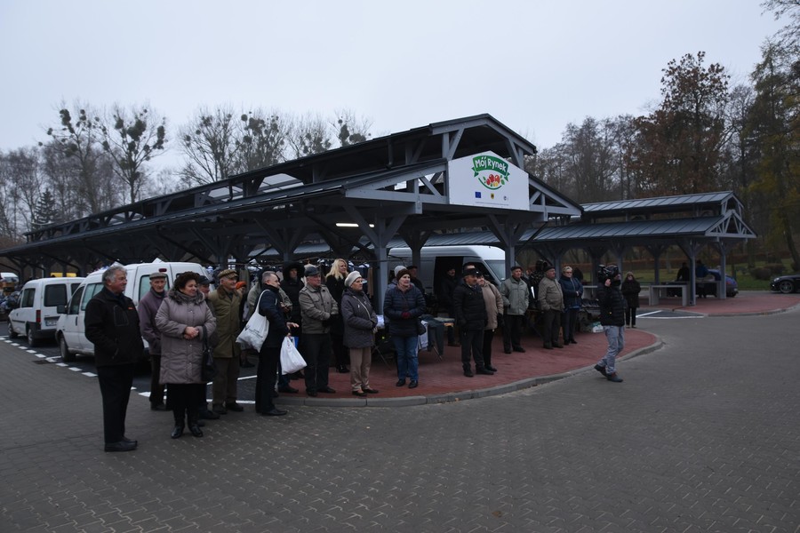 Uroczyste otwarcie targowiska miejskiego w Rypinie, fot. Urząd Miasta Rypin