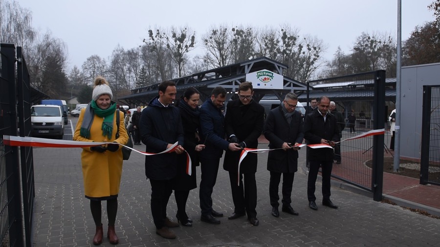 Uroczyste otwarcie targowiska miejskiego w Rypinie, fot. Urząd Miasta Rypin