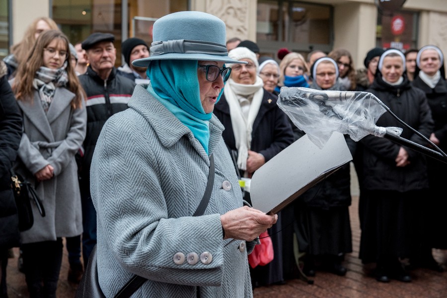 Uroczystość odsłonięcia tablicy pamiątkowej Olgierda Gałdyńskiego, fot. Łukasza Piecyk