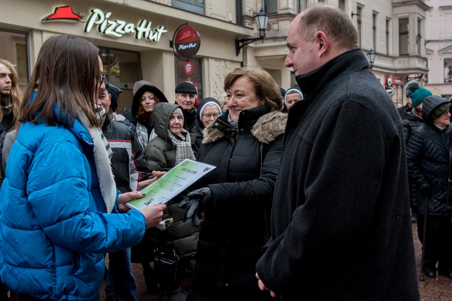 Uroczystość odsłonięcia tablicy pamiątkowej Olgierda Gałdyńskiego, fot. Łukasza Piecyk