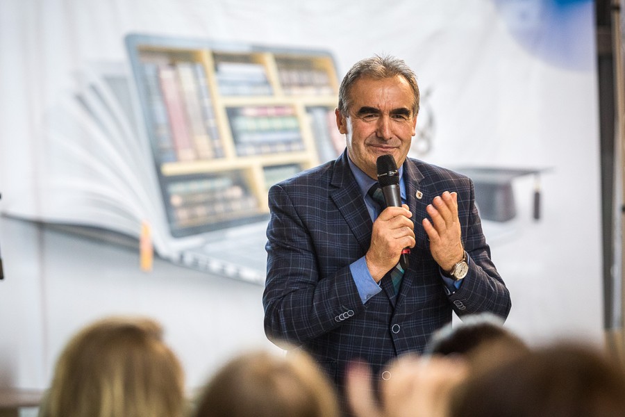 Spotkanie ze stypendystami projektu „Prymus Pomorza i Kujaw”, fot. Szymon Zdziebło/Tarantoga.pl