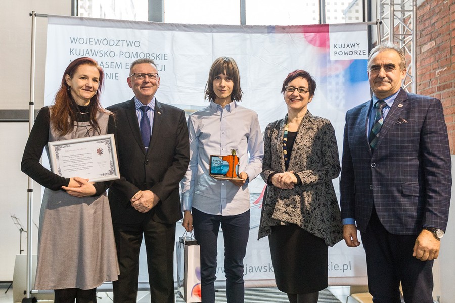 Spotkanie ze stypendystami projektu „Prymus Pomorza i Kujaw”, fot. Szymon Zdziebło/Tarantoga.pl