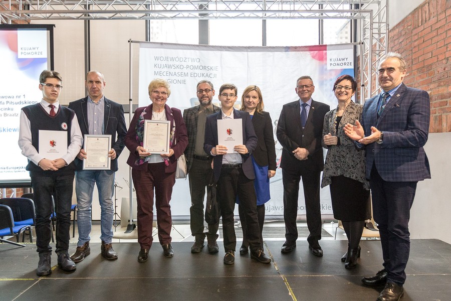 Spotkanie ze stypendystami projektu „Prymus Pomorza i Kujaw”, fot. Szymon Zdziebło/Tarantoga.pl