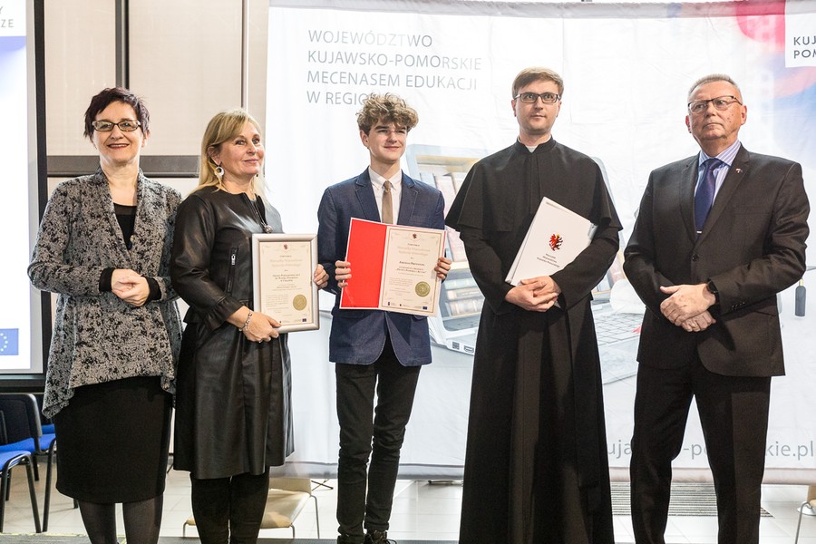 Spotkanie ze stypendystami projektu „Prymus Pomorza i Kujaw”, fot. Szymon Zdziebło/Tarantoga.pl