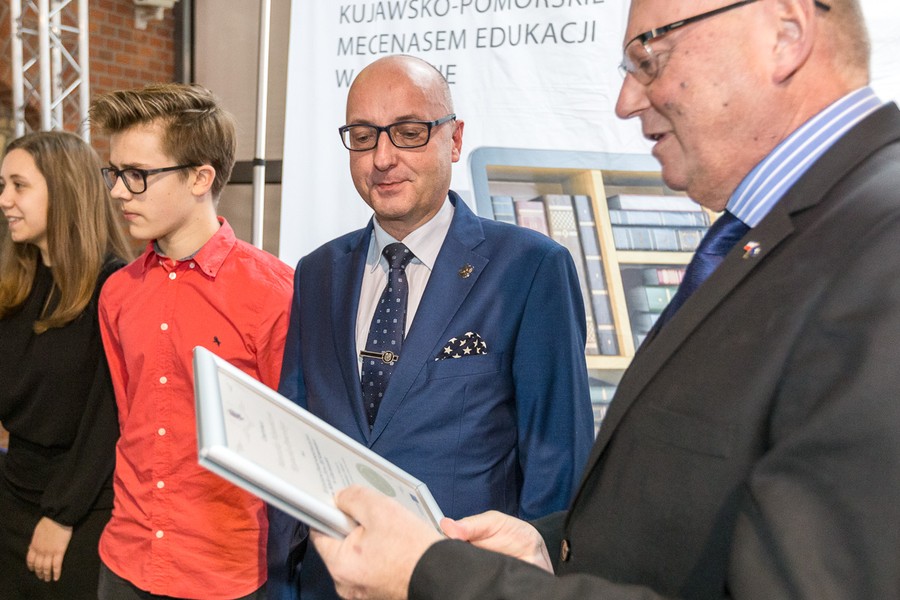 Spotkanie ze stypendystami projektu „Prymus Pomorza i Kujaw”, fot. Szymon Zdziebło/Tarantoga.pl