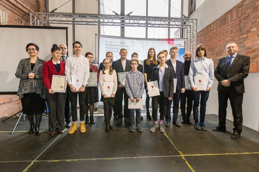 Spotkanie ze stypendystami projektu „Prymus Pomorza i Kujaw”, fot. Szymon Zdziebło/Tarantoga.pl