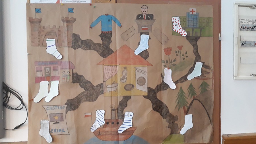 Plakat utworzony do jednej z lektur