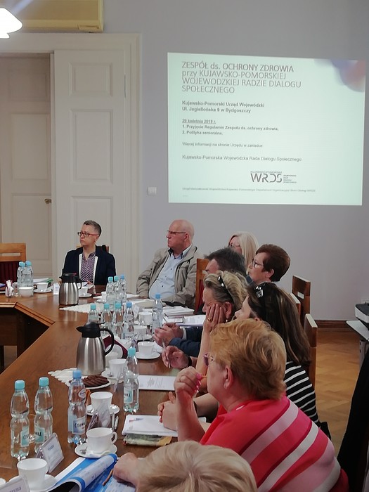 I posiedzenie Zespołu ds. ochrony zdrowia przy Kujawsko-Pomorskiej Wojewódzkiej Radzie Dialogu Społecznego, fot. Jarosław Łączny