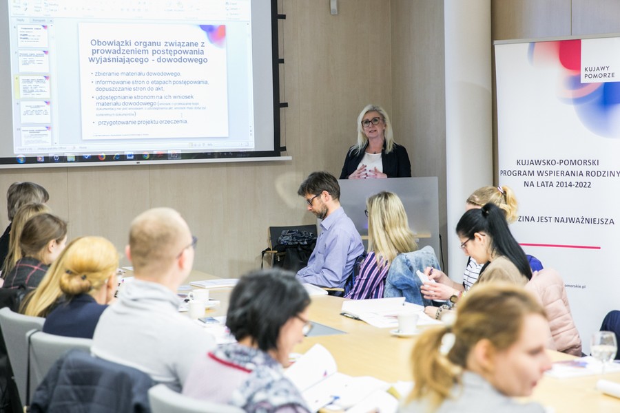 Szkolenie „Zastosowanie Kodeksu Postępowania Administracyjnego w systemie pomocy i wsparcia społecznego”, Toruń 17.04.2019r., fot. Andrzej Goiński