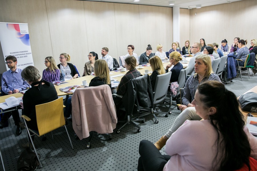 Szkolenie „Zastosowanie Kodeksu Postępowania Administracyjnego w systemie pomocy i wsparcia społecznego”, Toruń 17.04.2019r., fot. Andrzej Goiński